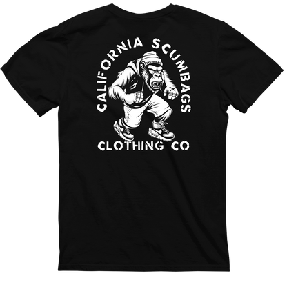 California Scumbags Badge - Black Heavyweight Tee