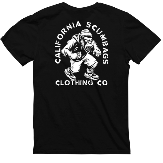 California Scumbags Badge - Black Heavyweight Tee