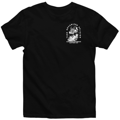 F*ck Organized Religion - Black Heavyweight Tee